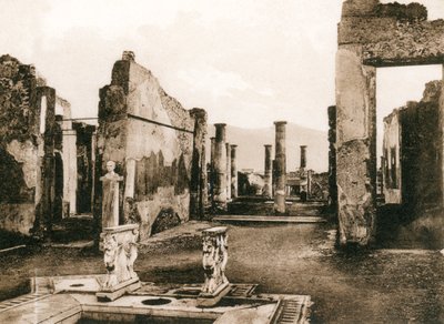 हाउस ऑफ कार्नेलियो रूफो, पोम्पेई, इटली, c1900s द्वारा अज्ञात