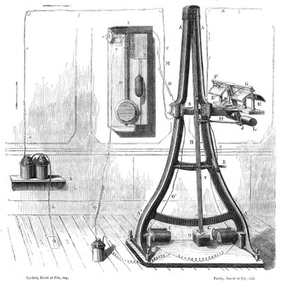 1865 का कैसेलिस पैंटीलेग्राफ, c1870 द्वारा अज्ञात