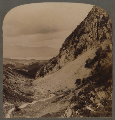 कैसल क्रेग और सुंदर बॉरडेल वैली, लेक डिस्ट्रिक्ट, इंग्लैंड, 1903। द्वारा अज्ञात