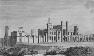 कैसल फ्रीके, जॉन इवांस फ्रीके की सीट, लॉर्ड कारबेरी, c1820 द्वारा अज्ञात
