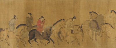 दिव्य घोड़े, स्वर्गीय मिंग राजवंश, 17वीं शताब्दी। द्वारा अज्ञात