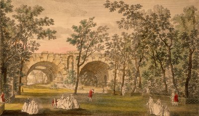 सेंटर क्रॉसवॉक, वॉक्सहॉल गार्डन, लंदन, c1751 द्वारा अज्ञात