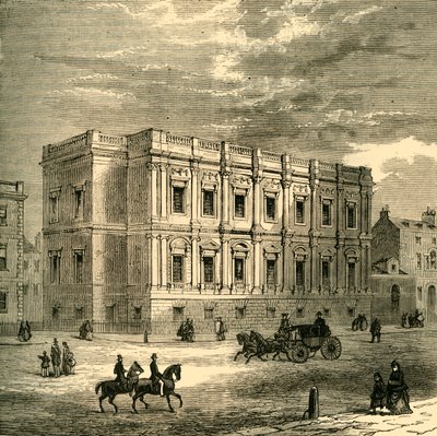 चैपल रॉयल, व्हाइटहॉल, बाहरी, 1881। द्वारा अज्ञात