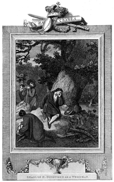 चार्ल्स द्वितीय, ग्रेट ब्रिटेन के राजा और आयरलैंड 1660-1685, c1824 द्वारा अज्ञात