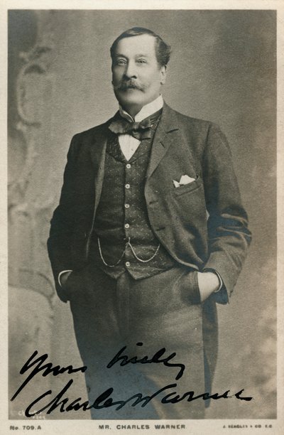 चार्ल्स वार्नर, अंग्रेजी अभिनेता, c1890-c1909 द्वारा अज्ञात