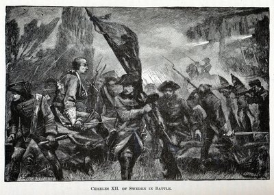 बैटल, 1882 में स्वीडन के चार्ल्स बारहवीं द्वारा अज्ञात