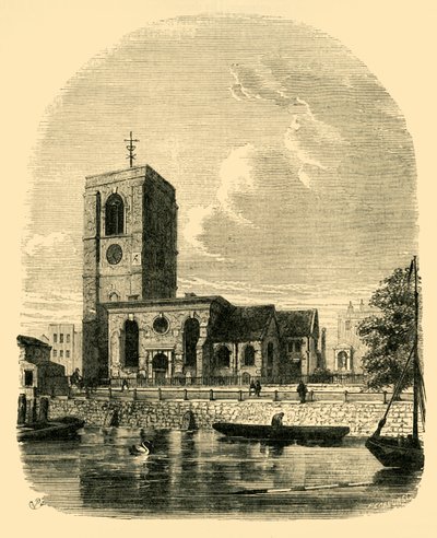 चेल्सी चर्च, 1860, सी 1876। द्वारा अज्ञात
