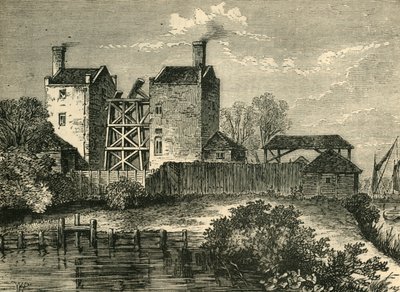 चेल्सी वाटर-वर्क्स, 1750 में, c1876। द्वारा अज्ञात