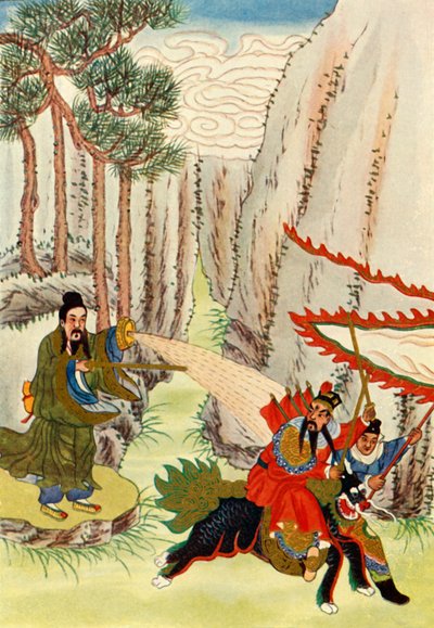 च्यांग त्ज़ु-या ने वेन चुंग को हराया, 1922। द्वारा अज्ञात