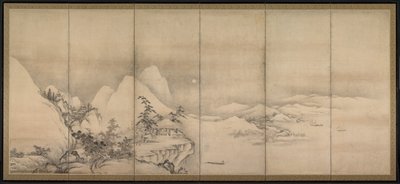चीनी लैंडस्केप, 1500s। द्वारा अज्ञात