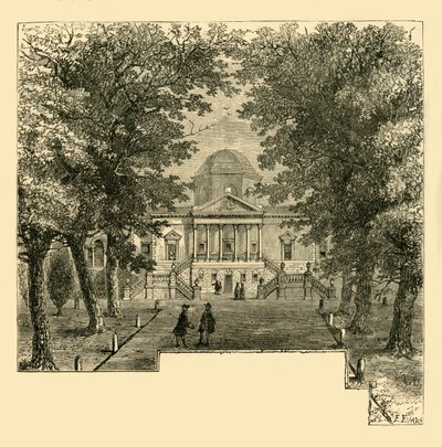चिसविक हाउस, 1763 में, c1878। द्वारा अज्ञात