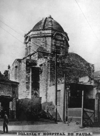 चर्च और अस्पताल पौला, 1664, 1920 द्वारा अज्ञात