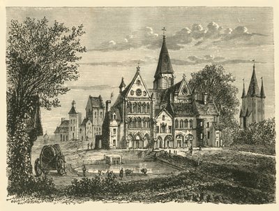 चर्च, टॉवर और मंदिर, पेरिस, 1890। द्वारा अज्ञात