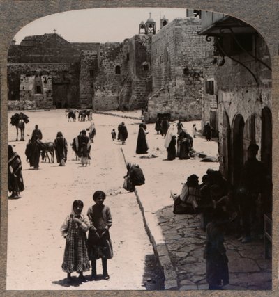 चर्च ऑफ़ द नैटिविटी, बेथलहम, c1900 द्वारा अज्ञात