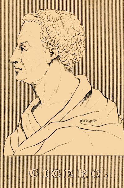 सिसेरो, 106-43 ईसा पूर्व, 1830। द्वारा अज्ञात