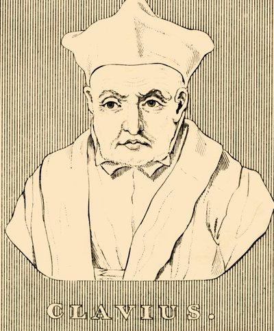 क्लैविस, 1538-1612, 1830। द्वारा अज्ञात