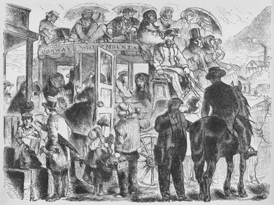 रिसॉर्ट्स और होटल के लिए कोच, c1859, 1938 द्वारा अज्ञात