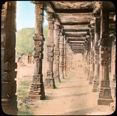 कोलोनेड, दिल्ली, भारत, 19 वीं सदी के अंत या 20 वीं सदी की शुरुआत में द्वारा अज्ञात