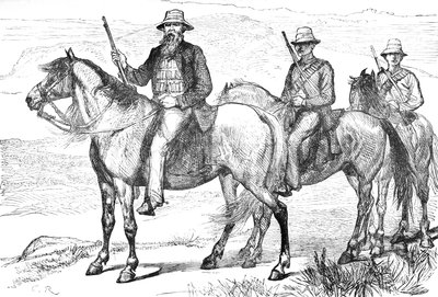 ट्रांसवाल माउंटेड वालंटियर्स के कमांडेंट पीट उय्स, c1880 द्वारा अज्ञात