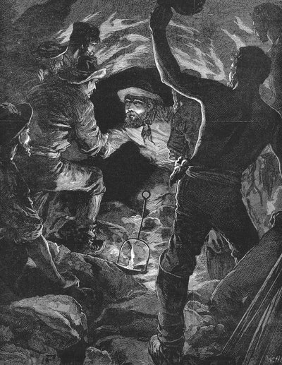 आल्प्स, 1880 के नीचे सेंट गोथर्ड सुरंग का समापन द्वारा अज्ञात