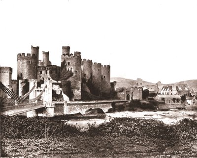 कॉनवे कैसल, उत्तरी वेल्स, 1894। द्वारा अज्ञात
