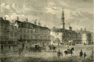 1630 में कॉर्नहिल, c1872। द्वारा अज्ञात