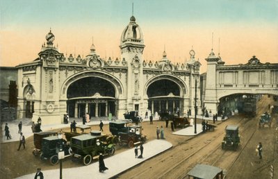 राज्याभिषेक प्रदर्शनी, लकड़ी लेन प्रवेश द्वार, लंदन, 1911। द्वारा अज्ञात