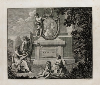 WA Mozart, 1794 द्वारा ओपेरा Così fan tutte के मुखर स्कोर के पहले संस्करण का कवर। द्वारा अज्ञात
