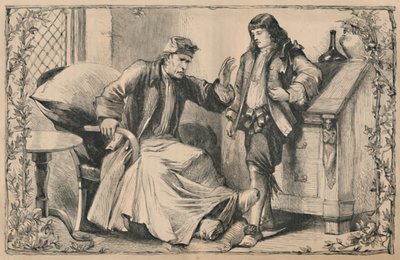 क्रूसो ने अपने पिता द्वारा सलाह दी, c1870 द्वारा अज्ञात