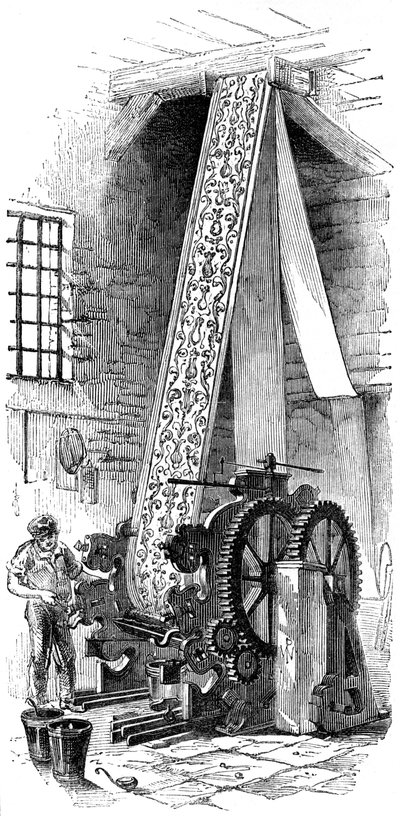 सिलेंडर प्रिंटिंग मशीन, 1886 द्वारा अज्ञात
