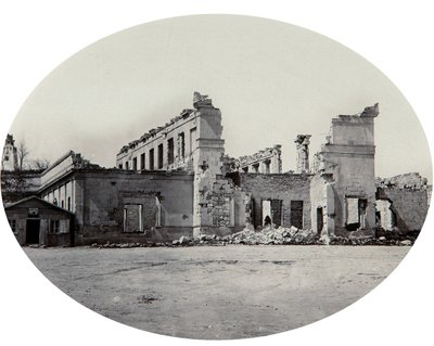 क्रीमिया युद्ध, क्रीमिया, 1850 के बाद सेवस्तोपोल में क्षतिग्रस्त इमारत द्वारा अज्ञात
