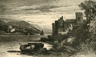 डार्टमाउथ कैसल, 1898। द्वारा अज्ञात