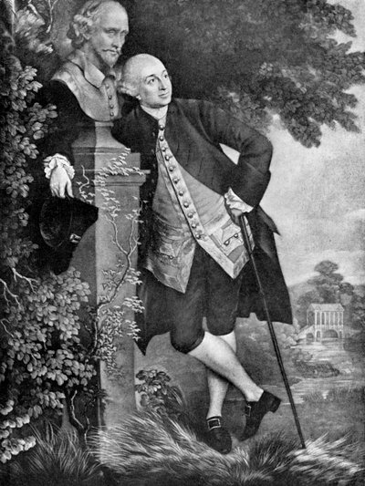 डेविड गारिक 1717-1779, अंग्रेजी अभिनेता, नाटककार, थिएटर मैनेजर और निर्माता, 1905 द्वारा अज्ञात