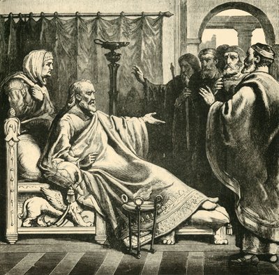 ऑगस्टस की मृत्यु, 1890। द्वारा अज्ञात