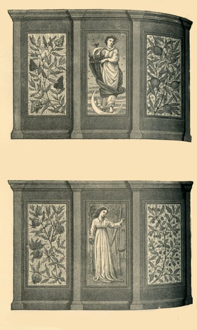 पश्चिम भोजन कक्ष की सजावट, साउथ केंसिंग्टन संग्रहालय, c1865, 1881। द्वारा अज्ञात