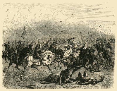 732AD, 1890 को पोयटर्स में अब्दाल्रहमान की हार। द्वारा अज्ञात