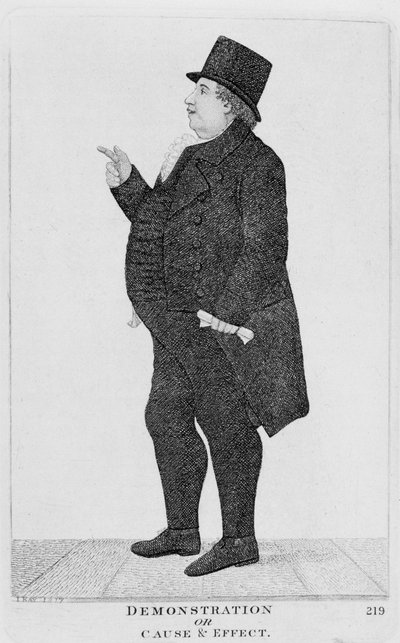 प्रदर्शन या कारण और प्रभाव, 1817 द्वारा अज्ञात