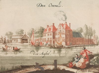 Den Omval, Den Amstel', में: Tooneel Der Main Dutch Houses, En Lust Hoven, To..., nd. द्वारा अज्ञात