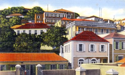 डेनमार्क हिल, शार्लोट अमली, सेंट थॉमस, वर्जिन आइलैंड्स, c1900s द्वारा अज्ञात