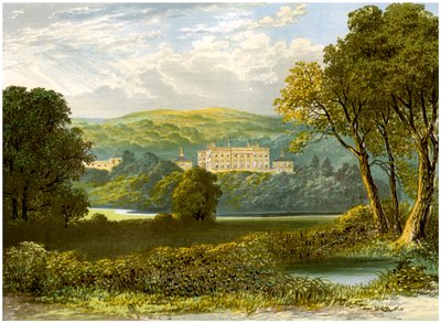 डेंटन पार्क, यॉर्कशायर, वायविल परिवार का घर, c1880 द्वारा अज्ञात