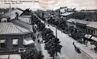 Deribasovskaya स्ट्रीट, ओडेसा, रूस, 19 वीं सदी के मध्य में द्वारा अज्ञात