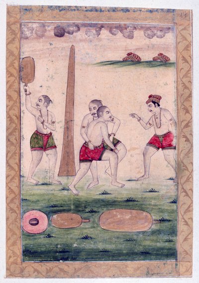 Desakha Ragini, Ragamala Album, School of Rajasthan, 19th century द्वारा अज्ञात
