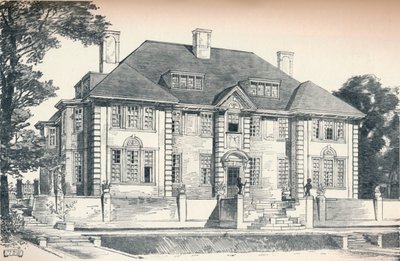 सीएचबी 13 सीएचबी द्वारा Hampstead में एक घर के लिए डिजाइन, c1913 द्वारा अज्ञात