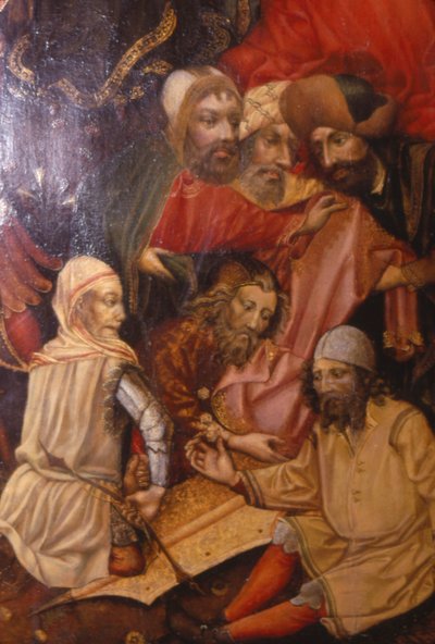 क्रूसिफ़िक्शन का विवरण, फ्रैंकफर्ट, पश्चिम जर्मनी, 1430 द्वारा अज्ञात