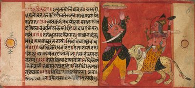देवी एक दानव पर हमला, सी। 1630। द्वारा अज्ञात