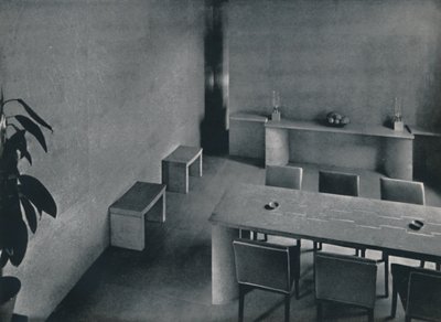 आर्किटेक्ट ओलिवर हिल का भोजन कक्ष, एफआरआईबीए, 1942 द्वारा अज्ञात