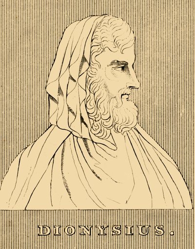 डायोनिसियस, c432-367 ईसा पूर्व, 1830। द्वारा अज्ञात