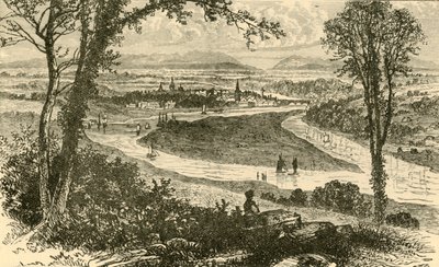 पर्थ का दूर का दृश्य, 1898। द्वारा अज्ञात