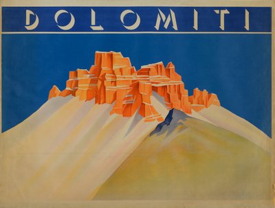 डोलोमिटी, 1910-1920। द्वारा अज्ञात