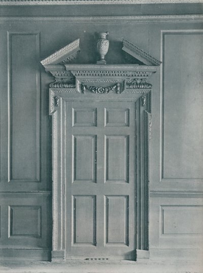 द्वारित कक्ष का द्वार, प्रारंभिक जॉर्जियाई, 26, हैटन गार्डन, c1909 द्वारा अज्ञात